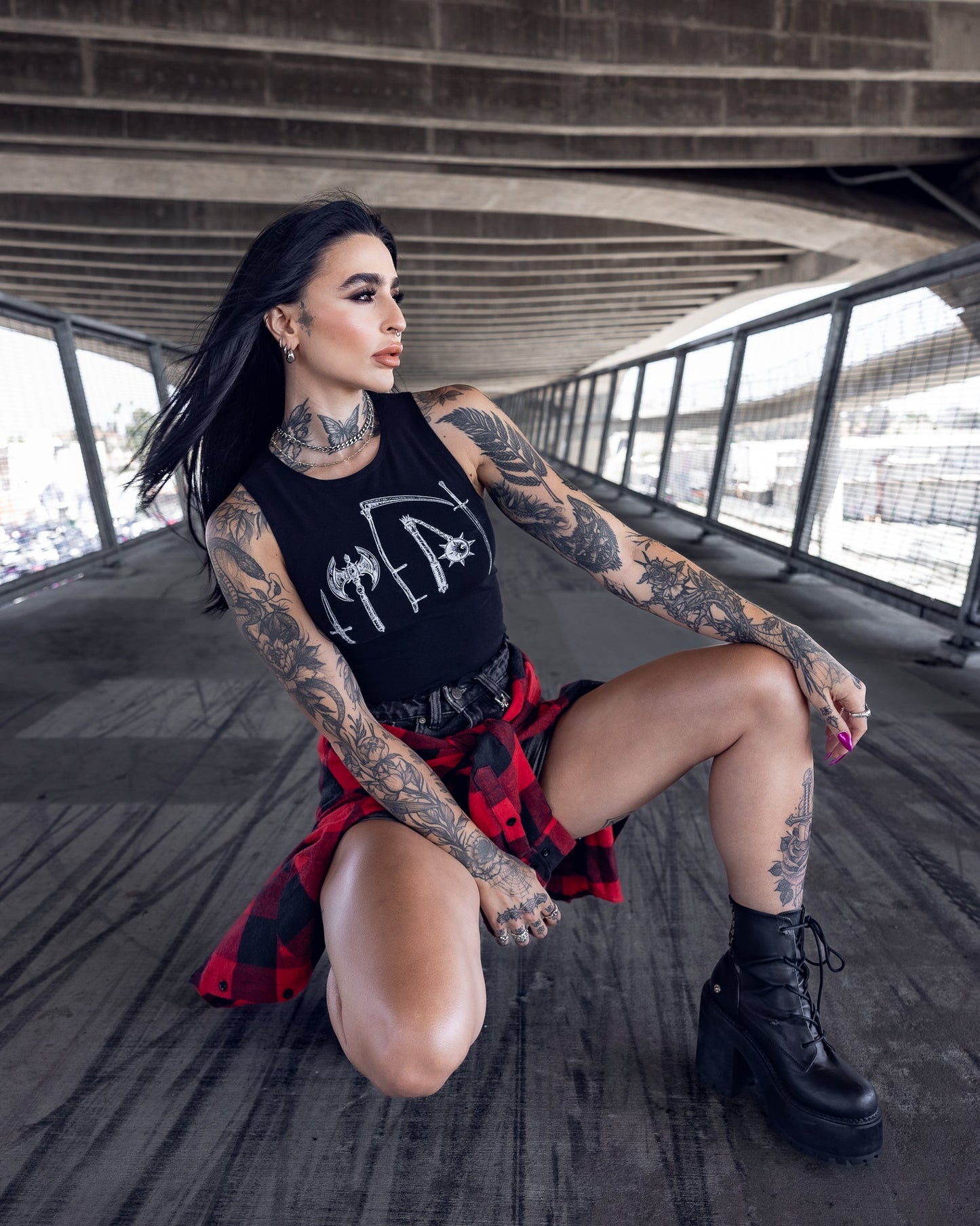 Van Helsing Crop Top by The Pretty Cult