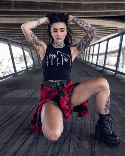 Van Helsing Crop Top by The Pretty Cult