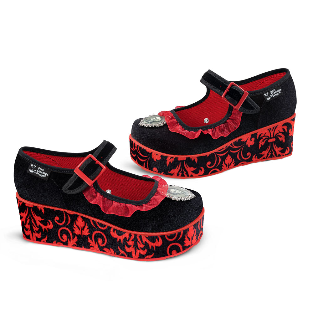 Chocolaticas® Memento Mori Women's Mary Jane Platform