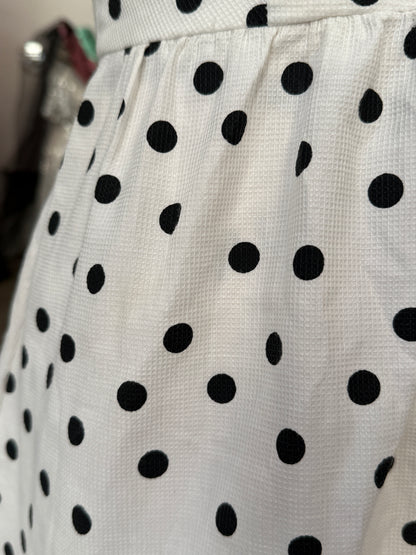 Vintage Polka Dot Sailor Dress S/M Accentuette by Lanz