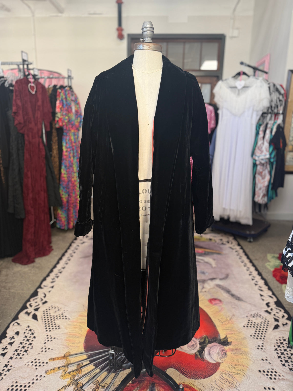Vintage Velvet Opera Coat M/L/XL