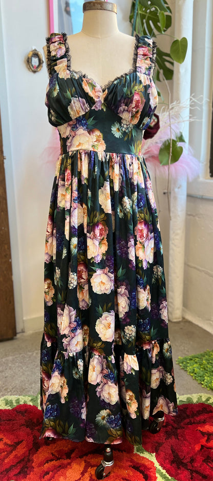 Cosette Maxi Dress in Boudoir Floral Print