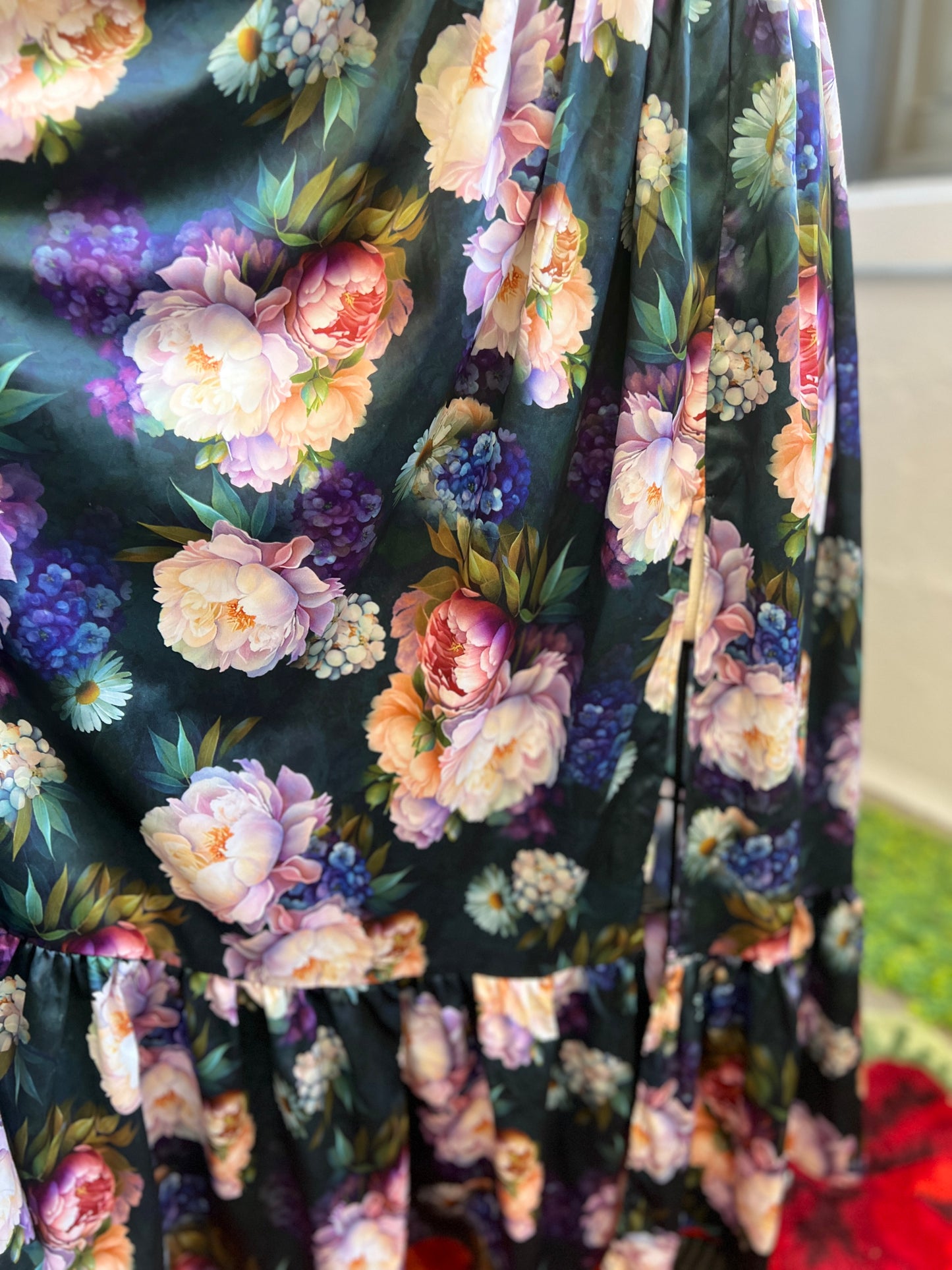 Cosette Maxi Dress in Boudoir Floral Print