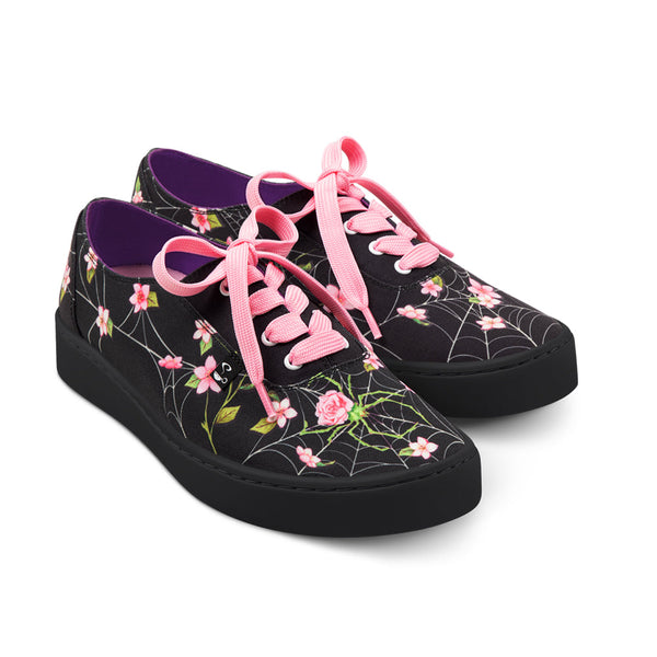 Spider Blossom Casual Sneaker by Hot Chocolate Design