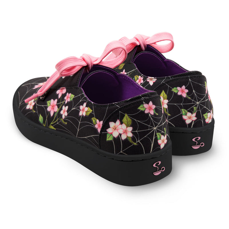 Spider Blossom Casual Sneaker by Hot Chocolate Design