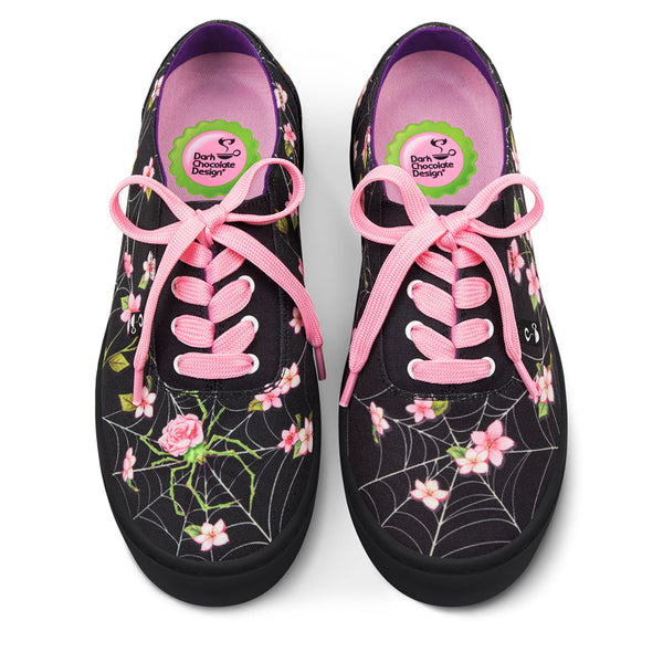 Spider Blossom Casual Sneaker by Hot Chocolate Design