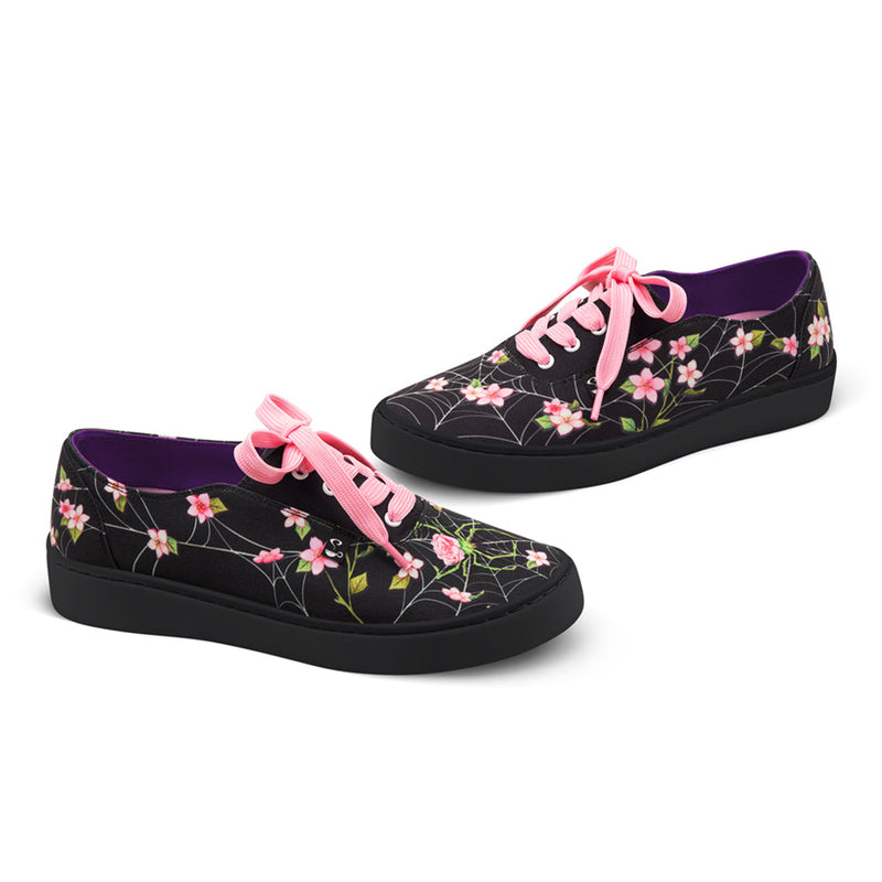 Spider Blossom Casual Sneaker by Hot Chocolate Design