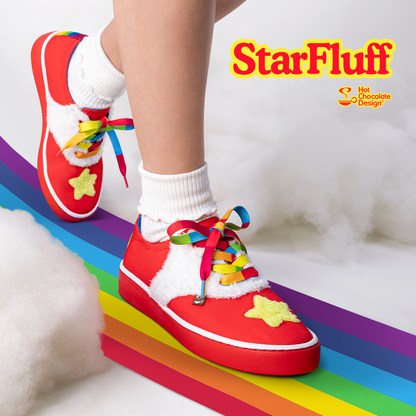 Star Fluff Casual Sneaker by Hot Chocolate Designs