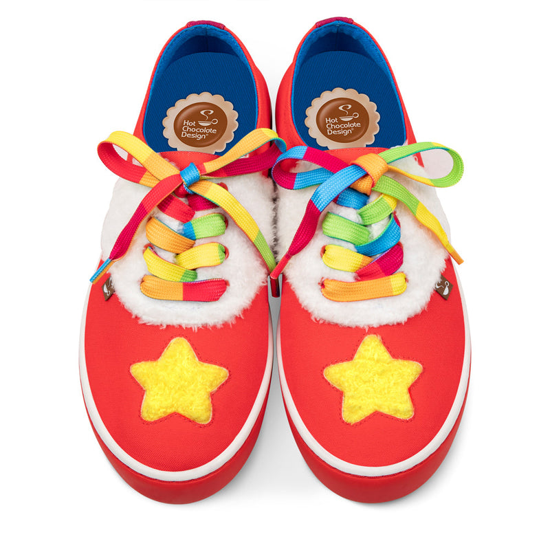 Star Fluff Casual Sneaker by Hot Chocolate Designs