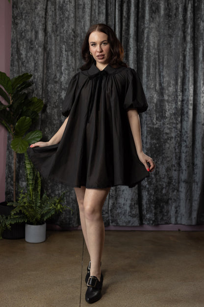 SYBIL - Linen mini tent dress - by Witchwood Bags