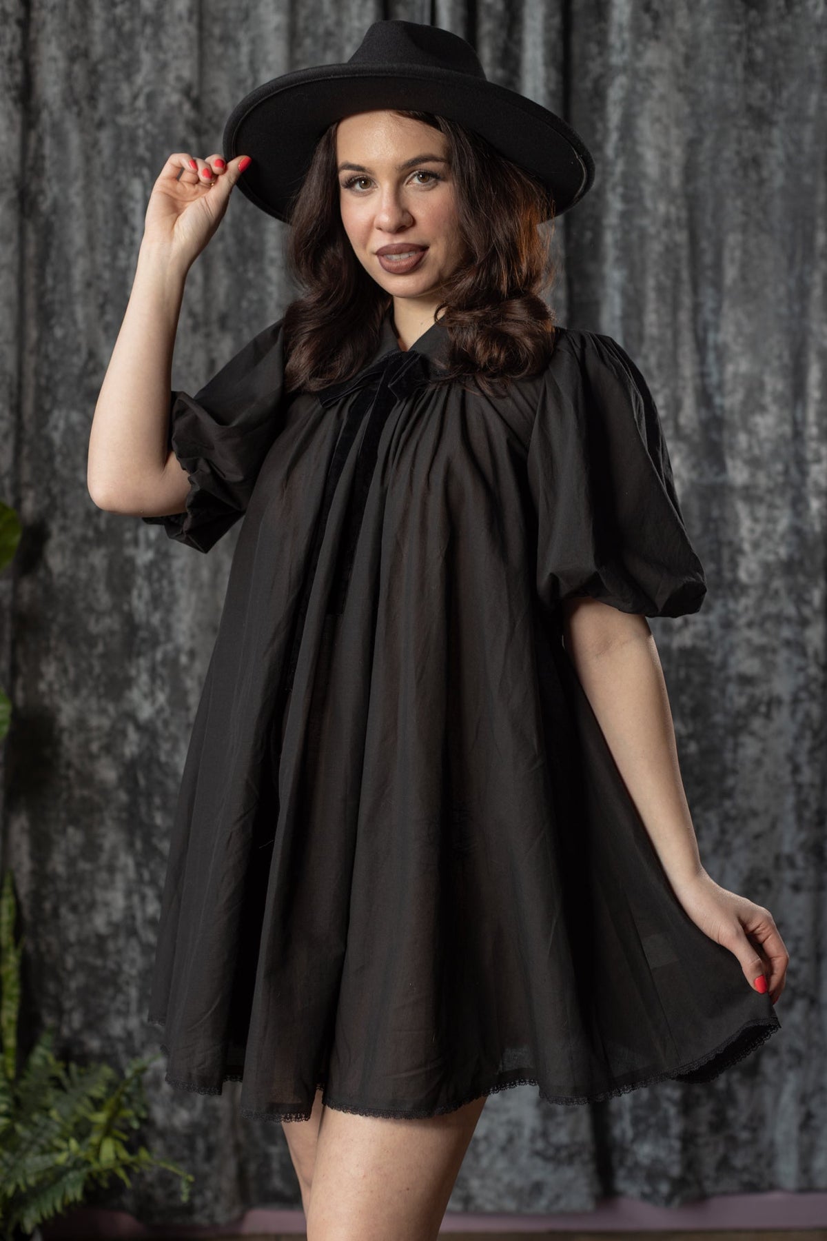 SYBIL - Linen mini tent dress - by Witchwood Bags