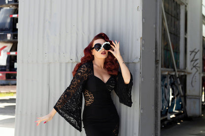 Weasel Wear Deborah Asymmetrical Lace Dress