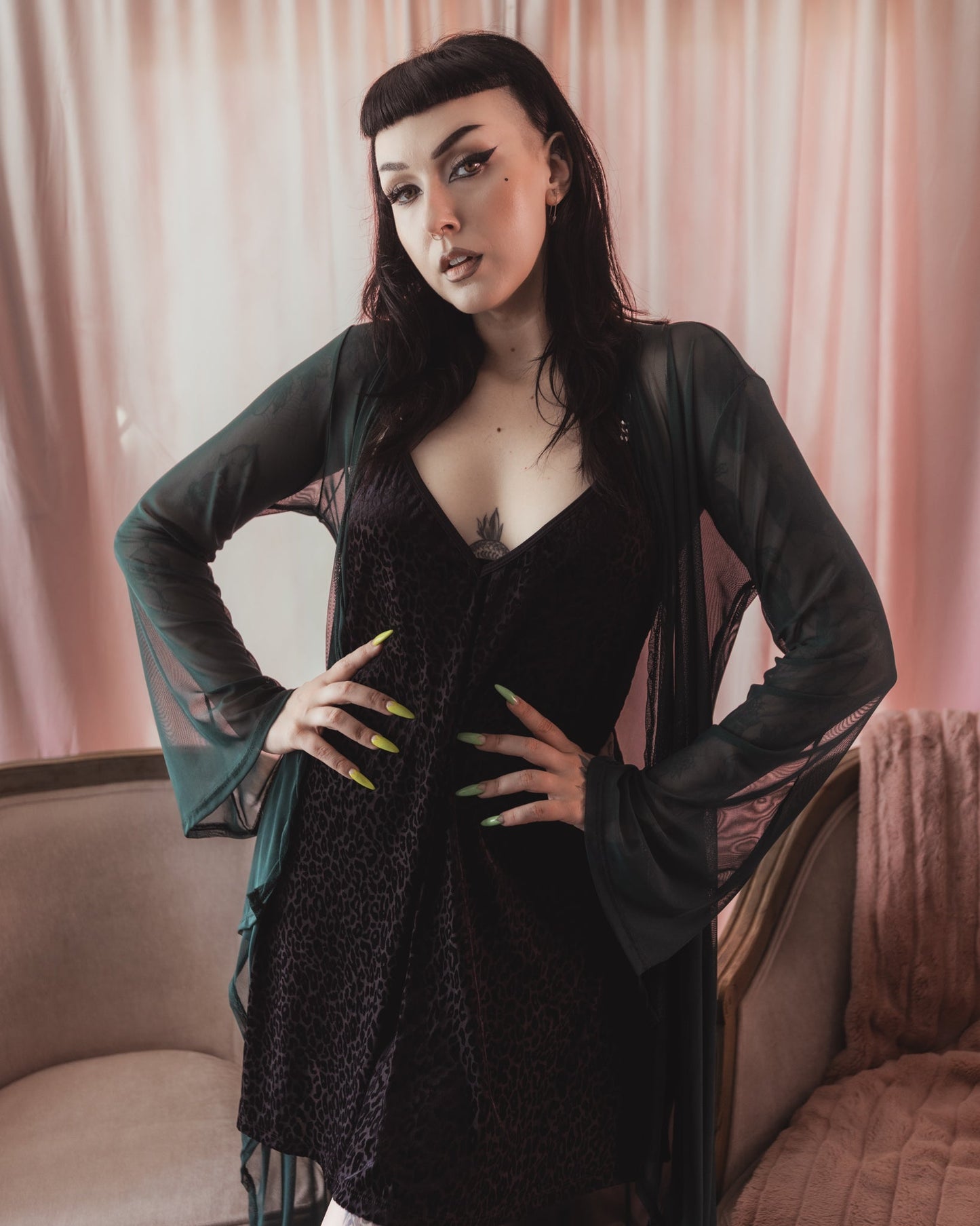 Sorceress Veil Kimono by The Pretty Cult