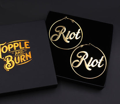 Riot Hoops by Topple and Burn