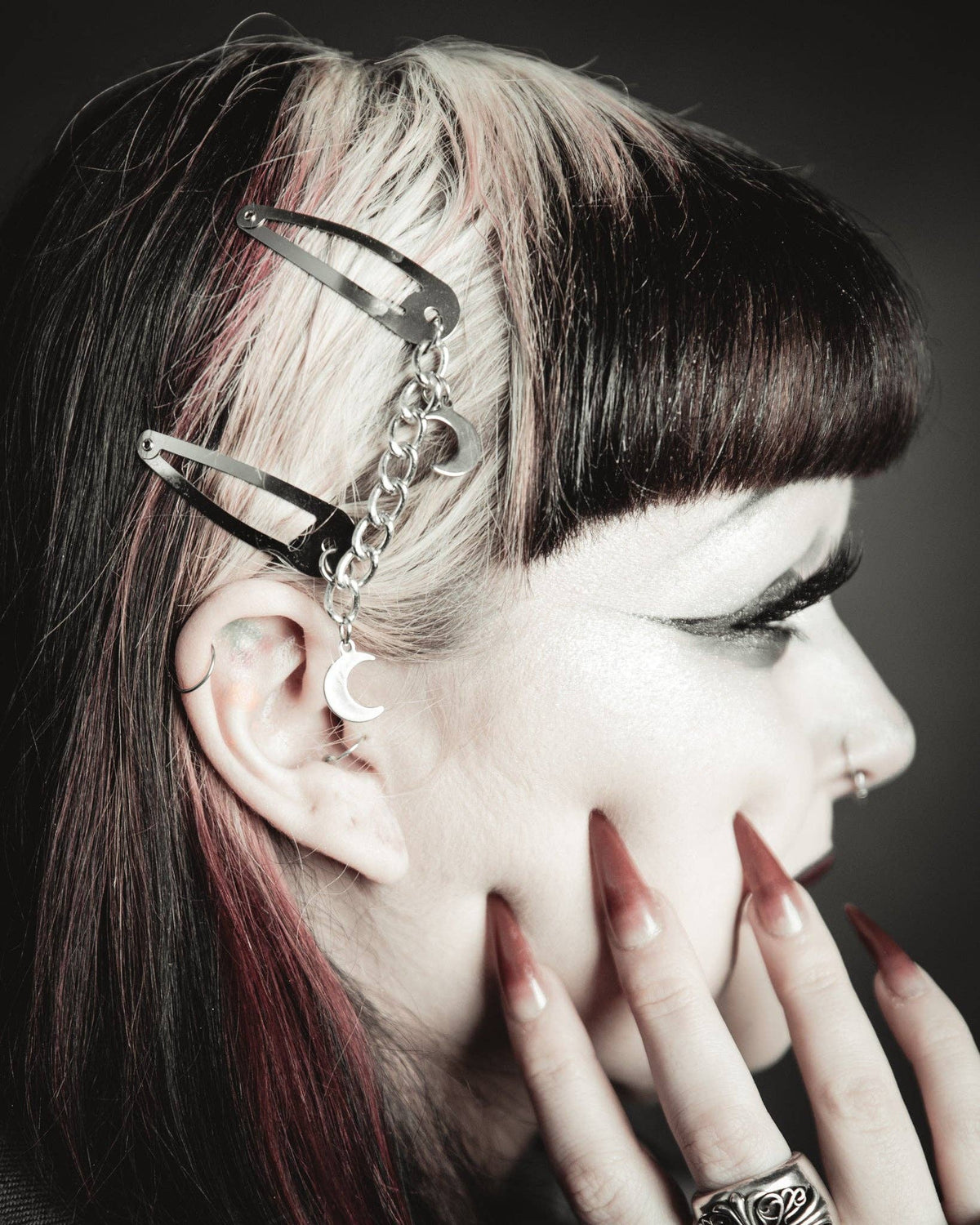 Double Moon Hair Clips by The Pretty Cult