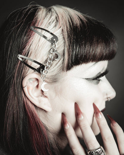 Double Moon Hair Clips by The Pretty Cult
