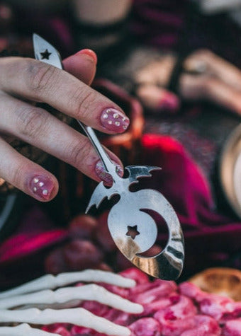 Witchy Moon Spoon by Blessed By Lillith