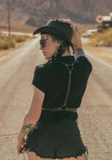 Sharpshooter Western Goth Chain Harness by Lively Ghosts