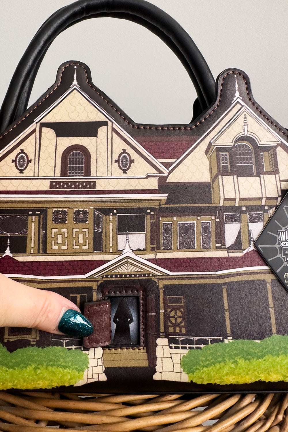 Winchester Mystery House® Purse Green Interior by The Oblong Box Shop