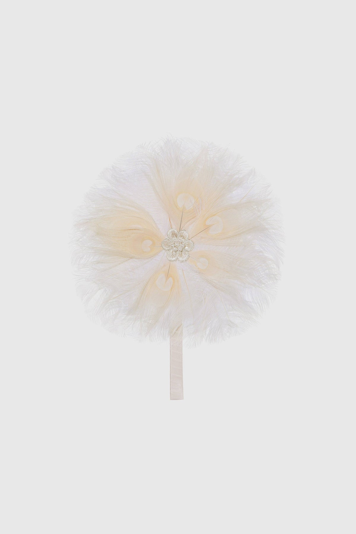 1920s Vintage Feather Bouquet Fan