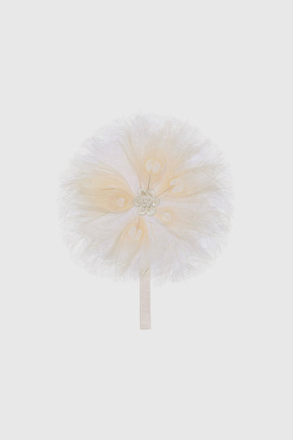 1920s Vintage Feather Bouquet Fan