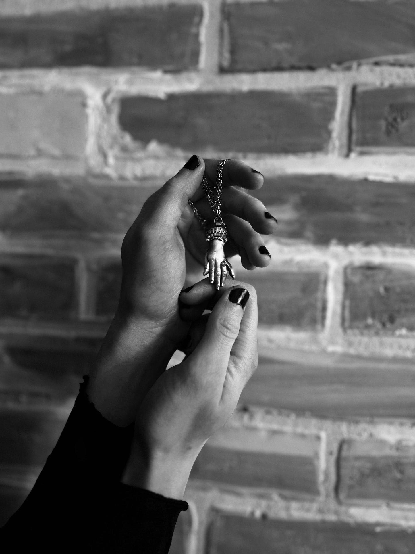 Victorian Hand necklace by Seance