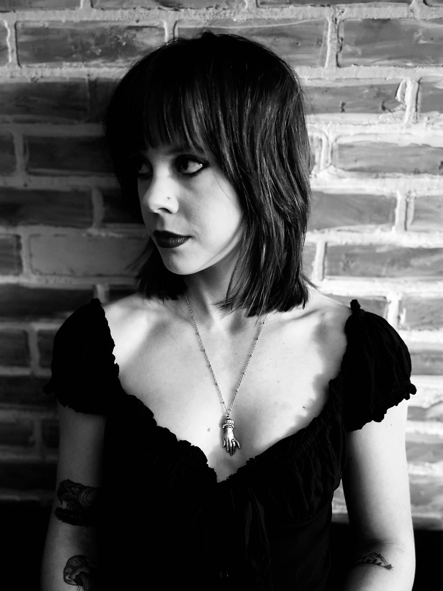 Victorian Hand necklace by Seance