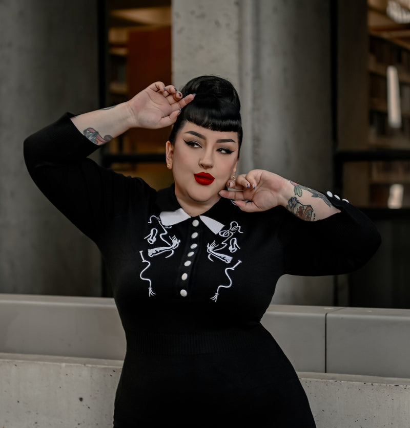 Art of Temptation Knitted Dress by Elle Rebel