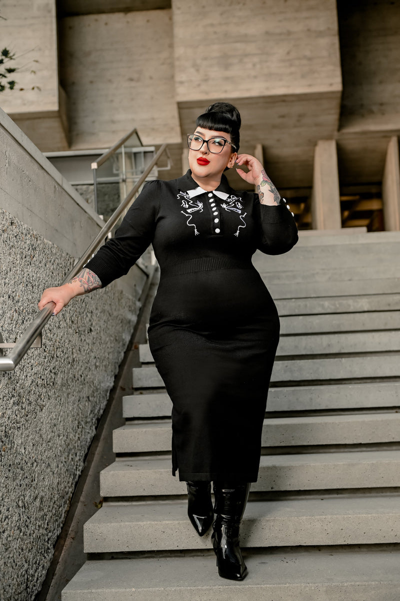 Art of Temptation Knitted Dress by Elle Rebel
