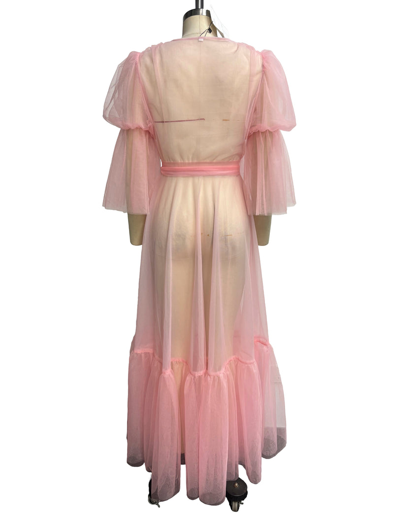 Timeless Temptress Tulle Robe Dress By Elle Rebel