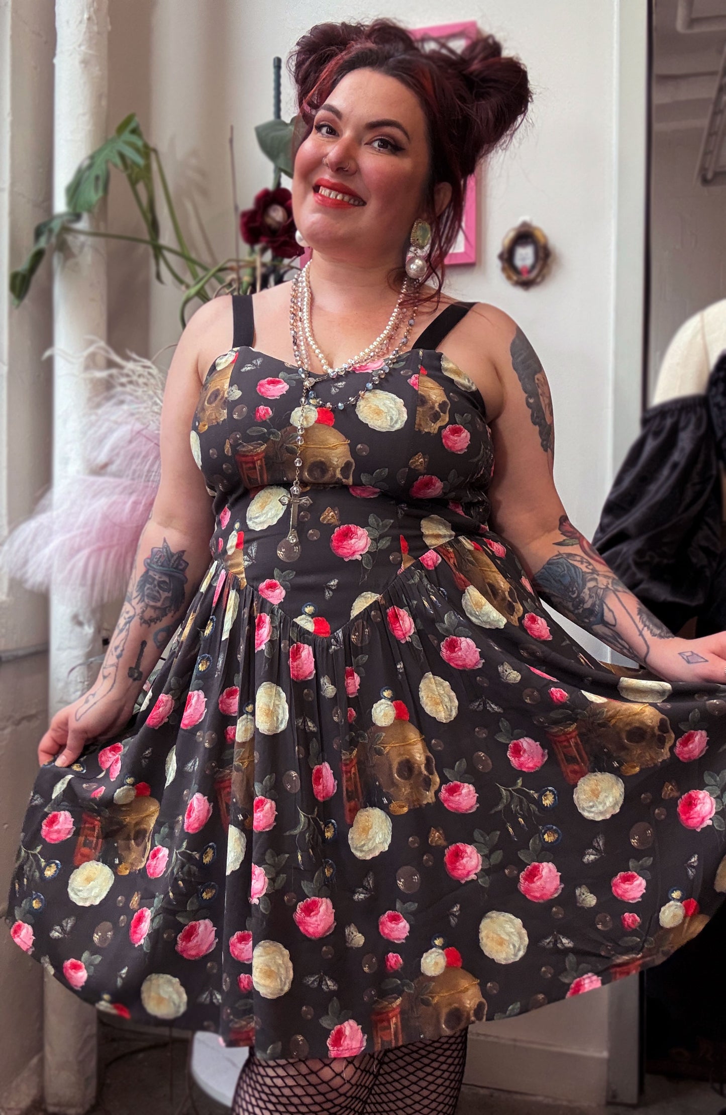 *PRE ORDER* Still Life Sundress featuring the art of Jan Van Kessel The Elder