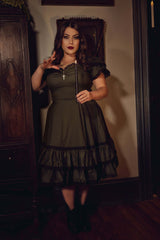 Olive Drab Adelaide dress *LIMITED EDITION*