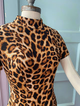 Emma Dress in Leopard Print