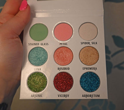 Wax Poetic x Wicked Sisters Cosmetics Victorian Arboretum Eyeshadow Palette