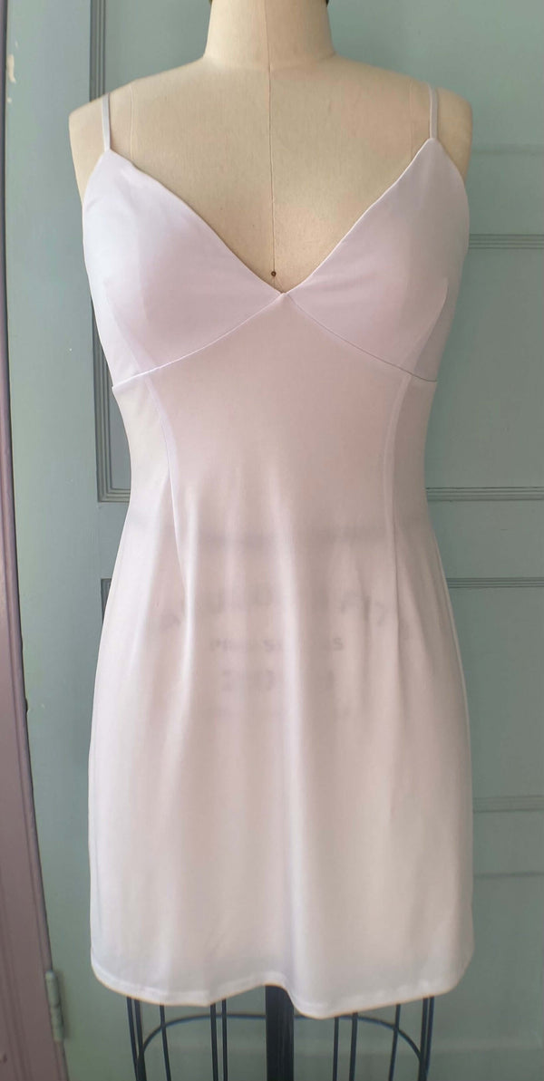white lydia slip